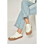 Fox Shoes Y973890109 Beyaz/vizon Spor Ayakkabı Sneakers - Beyaz - Vizon