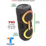 FoxPower KLN-220 8x2 inç Siyah Bluetooth Speaker