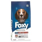 Foxy Yetişkin Köpekler için Kuzulu Ve Pirinçli 15 kg Köpek Maması