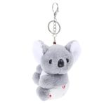FOYTOKI 1 Bilgisayar Koala Çanta Süsleri Peluş Hayvan Anahtarlık Çanta Kolye Doldurulmuş Hayvan Zinciri Hayvan Anahtarlıklar Koala Ayısı Peluş Oyuncak Bebek Çocuk Süper Yumuşak Kısa Peluş