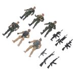 FOYTOKI 1 Takım Asker Modeli Düzeni Rakamlar Kum Masası Asker Modelleri Kum Tepsisi Minyatürleri Küçük Asker Modeli Asker Kalıpları Mini Asker Figürleri Kum Masası Insanlar Minyatür