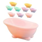 FOYTOKI 10 Adet Minyatür Minyatür Reçine Küvet Bebek Evi Banyo Oyuncak Seti