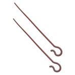 FOYTOKI 2 Pcs Çoban Personel Çoban Kostüm Aksesuarları Çoban Yürüyüş Bastonlar Crook Hook Plastik Koltuk Eşyası Çubuğu Oyun Halloween Kostüm Aksesuar