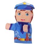 FOYTOKI El Kuklası Rol Oynamak Kukla Çalışan Ağız Kuklası Kukla Eldiven Aile Birleşimi Hediyeler Peri Masalı Zaman Kuklası Polis Memuru Kukla Oyuncak Pp Pamuk Bebek Parmak Kuklası Bulmaca