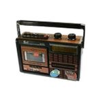 FP-319U USB Sd Kart Fm Retro Radyo Kaset Çalar - Ahşap