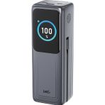 FP34 140W 30.000mAh Akıllı Ekranlı Hızlı Şarj Powerbank 2xUSB-C & Dahili Kablo 4 Cihaz Şarj