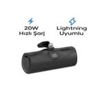 Fp8 5000mah Lightning 20w Hızlı Şarj Elektronik Taşınabilir Batarya Lcd Powerbank Telefon Şarj Aleti