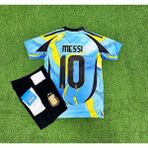 FRAGOLA Arjantin 2024/25 Yeni Sezon Lionel Messi Özel Konsept Forması 4'lü Set (Blue-Yellow) - 10 - 11 Yaş - Sarı