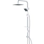 Frame Tepe Başlıklı Duş Sistemi Seti - Siyah - Beyaz
