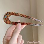 France Handmade Topuz Tokası 13CM - Lüks Kemik Saç Topuz Çubuğu - Yeni Sezon Çubuk Toka (Model-2) - Tek Ebat
