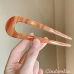 France Handmade Topuz Tokası 13CM - Lüks Kemik Saç Topuz Çubuğu - Yeni Sezon Çubuk Toka (Model-3) - Tek Ebat