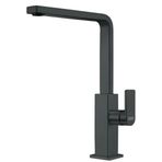 Franke 115.0550.441 Mythos Flat Black Steel Evye Bataryası