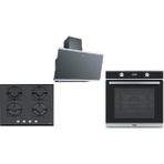 Franke Ankastre Set ( Fpj 615 Ss Davlumbaz - Fhns 604 4g Bk C Ocak - Fsm 86 H Xs Bk) - Siyah
