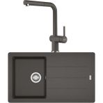 Franke Basis Bfg 611 Slate Gri Granit Evye - Active Plus Doccia 2.0 Spiralli Batarya Set