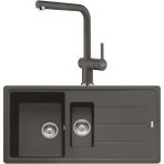 Franke Basis Bfg 651 Slate Gri Granit Evye Active Plus Doccia 2.0 Spiralli Batarya Set