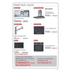 Franke Faber Smart X/v A90 Davlumbaz Fhng 705 4g Tc Bk C Ocak Fsm 86 H Xs Fırın Siyah Ankastre Set