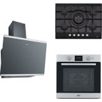 Franke Fpj 615 V Bk/ss Davlumbaz Fhng 705 4g Tc Bk C Ocak Fsl 86 H Xs Fırın Inox-Siyah Ankastre Set