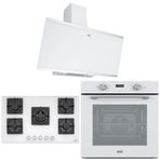 Franke FPJ 915 V WH-SS+905 4G TC WH C+FMA 86 H WH Beyaz 3'lü Ankastre Set
