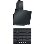 Franke FPJ615 V BK A+FHNG 604 4G TC BK C Siyah 2'li Ankastre Set