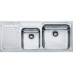 Franke Galassia Gax 621 Sol Damlalıklı 2 Gözlü Paslanmaz Çelik Mutfak EviyeSİ 50x116 CM