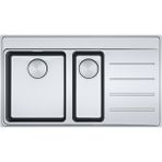 Franke Inox Mythos Myx 251-86 1,5 Gözlü Sağ Damlalıklı Eviye (127.0629.267)