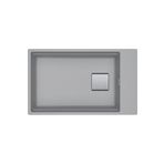 Franke Kubus 2 Kng 110-62 Stone Grey Tek Gözlü Damlalıksız Renkli Eviye