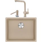Franke Maris Mrg 210/110-52 Avena Granit Evye Active Plus Doccia 2.0 Batarya Comfort Sıvı Sabunluk Set