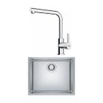 Franke Maris MRX 110-50 Eviye - Lina Spiralli Inox Armatür Seti