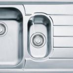 Franke Neptun NET 651-100 Mikrodekorlu 1.5 Gözlü Sağ Damlalıklı Çelik Evye