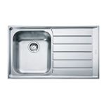 Franke Neptun Slimtop Nex 211 Inox Sağ damlalıklı Eviye 127.0059.654 Gri