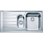 Franke Neptune Net 651 - Evye Paslanmaz Çelik (inox) - Tezgah Üstü 1,5 Gözlü Sol Damlalıklı Mikrodekorlu
