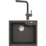 Franke Urban Ubg 610-56 Slate Grey Granit Evye Active Plus Doccia 2.0 Batarya Set - Gri