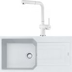 Franke Urban UBG 611-100 Bianco Granit Eviye-Active Plus Doccia Batarya Seti