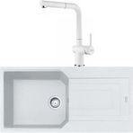 Franke Urban UBG 611-100 Bianco Granit Eviye-Active Plus Doccia Batarya Seti
