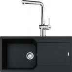 Franke Urban Ubg 611-100 Nero Granit Eviye-Active Plus Doccia Krom Batarya Seti