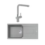Franke Urban UBG 611-100 Sahara Tek Gözlü Armatürlü Granit Eviye Seti