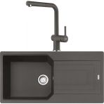 Franke Urban Ubg 611-100 Slate Grey Granit Evye Active Plus Doccia 2.0 Batarya Set - Gri