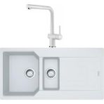 Franke Urban Ubg 651-100 Bianco Granit Evye Active Plus Doccia Batarya Set