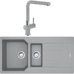 Franke Urban UBG 651-100 Nero 1.5 Gözlü Armatürlü Granit Eviye Seti