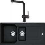 Franke Urban UBG 651-100 Nero Granit Eviye-Active Plus Doccia Batarya Seti