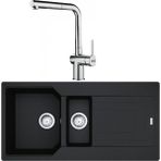 Franke Urban UBG 651-100 Nero Granit Eviye-Active Plus Doccia Krom Batarya Seti