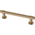 Franklin Brass Francisco (5'li Paket) Dolap Kolları 4 inç Şampanya Bronz Dolap Dolaplar ve Çekmeceler için Kulplar Dolap Donanım Şifonyer Kolları Altın Çekmece Çeker P29617Z-CZ-B1