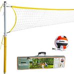 Franklin Sports Voleybol Net Seti, Voleybol, Taşınabilir Ağ ve Zemin Kazıkları - Plaj veya Arka Bahçe Voleybolu - Aile