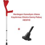 Fransız Herdegen Evolution & Fun Koltuk Değneği / Kanedyen (1 Adet) - Kırmızı