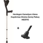 Fransız Herdegen Evolution & Fun Koltuk Değneği / Kanedyen (1 Adet) - Siyah