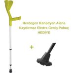 Fransız Herdegen Evolution & Fun Koltuk Değneği / Kanedyen (1 Adet) - Yeşil