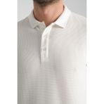 Frappoli 2862 Boston Erkek Beyaz Regular Fit %100 Pamuk Esneyen Kumaş Polo Yaka T-Shirt - 3XL