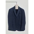Frappoli Acario Erkek Bordo Mono Yaka Slim Fit Spor Blazer Ceket - Koyu Lacivert - 58 - 6 Drop