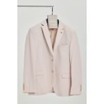 Frappoli Baselna Erkek Kahve Esneyen Likralı Kumaşlı Tam Astarlı Slim Fit Mono Yaka Dar Kesim Blazer Ceket - Açık Gri - 58 - 6 Drop