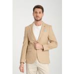 Frappoli Candela Erkek Camel Slim Fit Dar Kesim İlkbahar-Yazlık Spor Blazer Ceket
